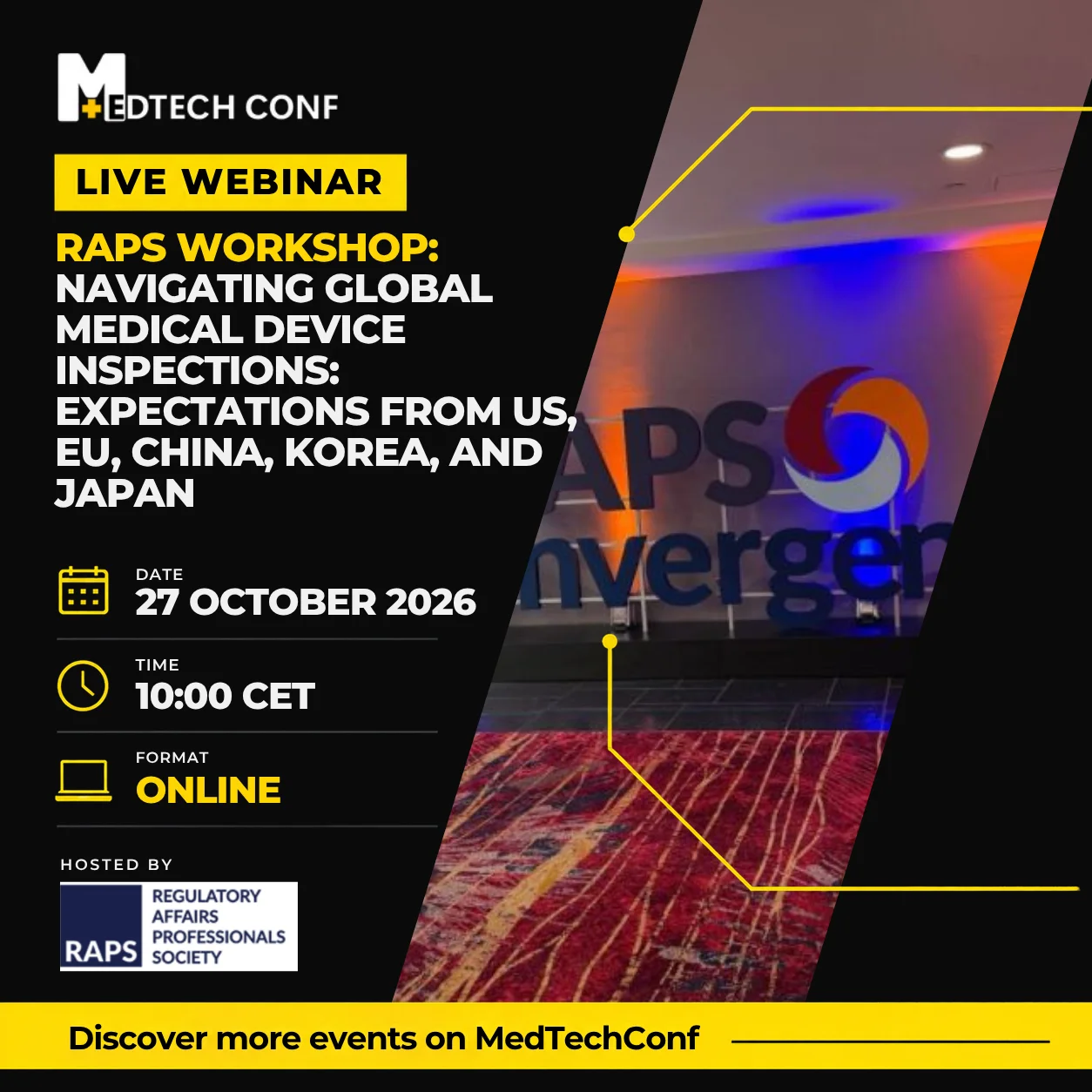 RAPS Workshop: Navigating Global Medical Device Inspections: Expectations from US, EU, China, Korea, and Japan