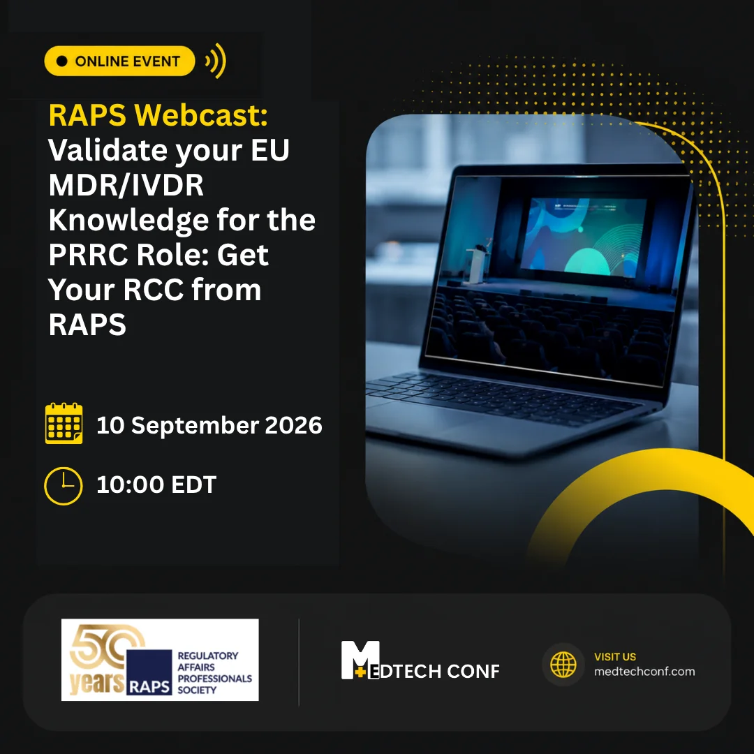 RAPS Webcast: Validate your EU MDR/IVDR Knowledge for the PRRC Role: Get Your RCC from RAPS