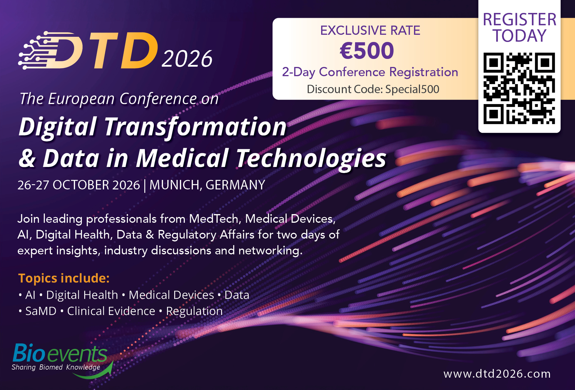 European Conference on Digital Transformation & Data in Medical Technologies