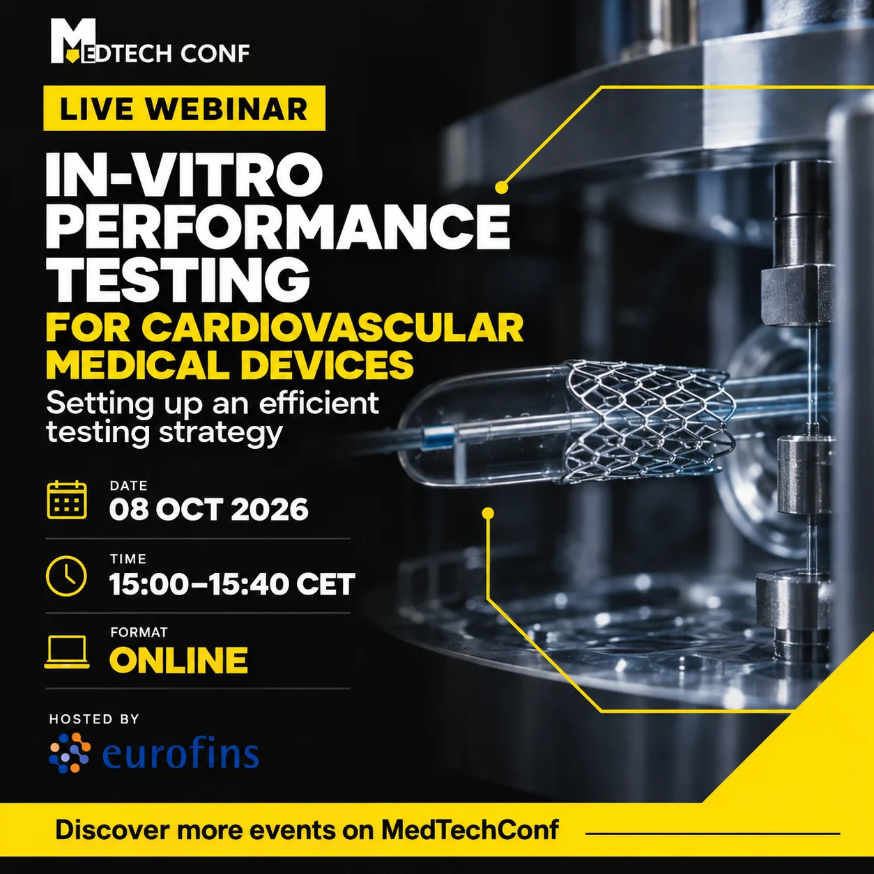 In-vitro performance testing for Cardiovascular Medical Devices – Setting up an efficient testing strategy